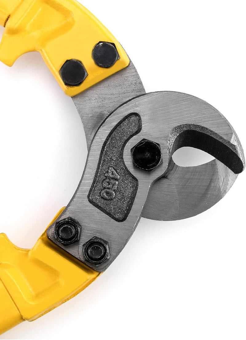 QWORK Hardened Cable Cutter, 18" Heavy Duty Stainless Steel Wire Rope Cutter for Cutting Steel Wire - Image 2